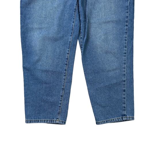 Forever 21 High Waisted Wide Leg Raw Fringe Waist 31 Casual Mom Jeans - Picture 2 of 6